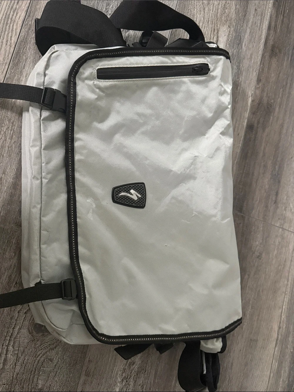 Specialized Light Grey Messenger Laptop Bag - Lightweight Men's Crossbody